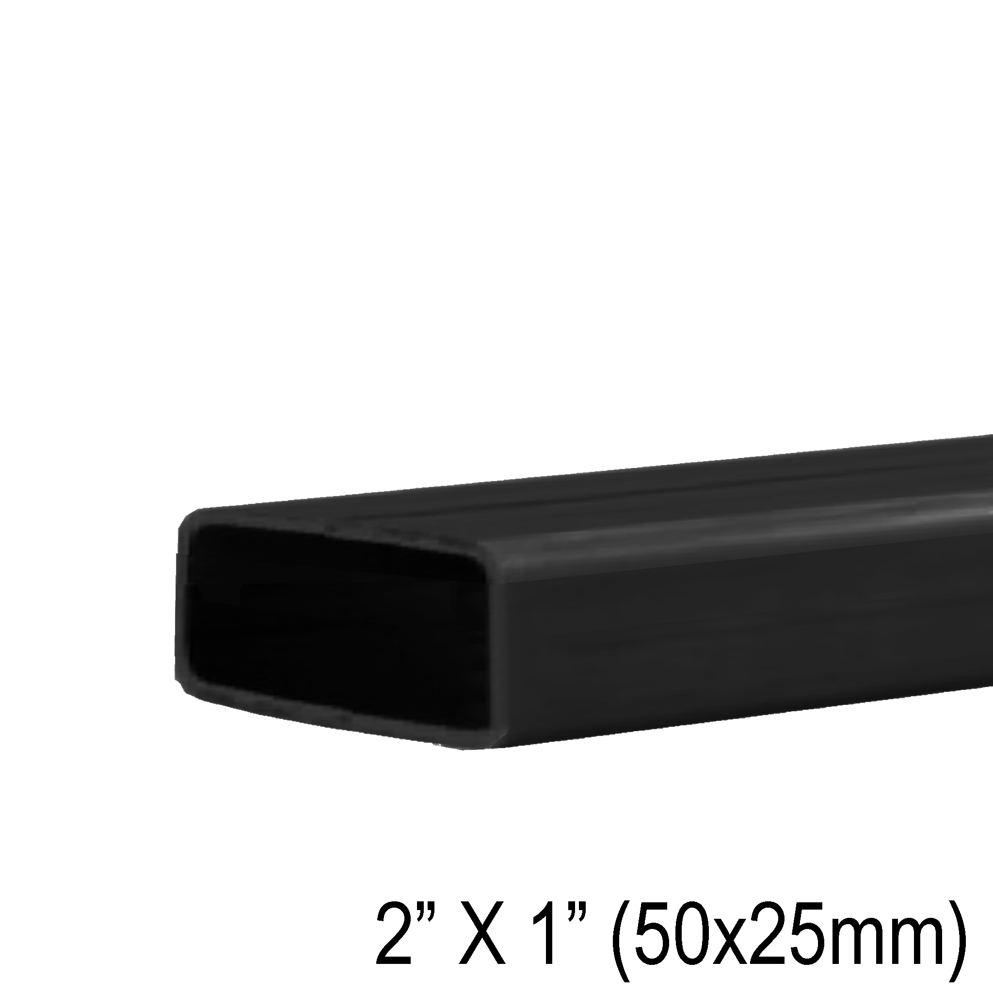 [HR2X1] HRAIL Series GGH Handrail - 19' - 2 x 1" Rectangular