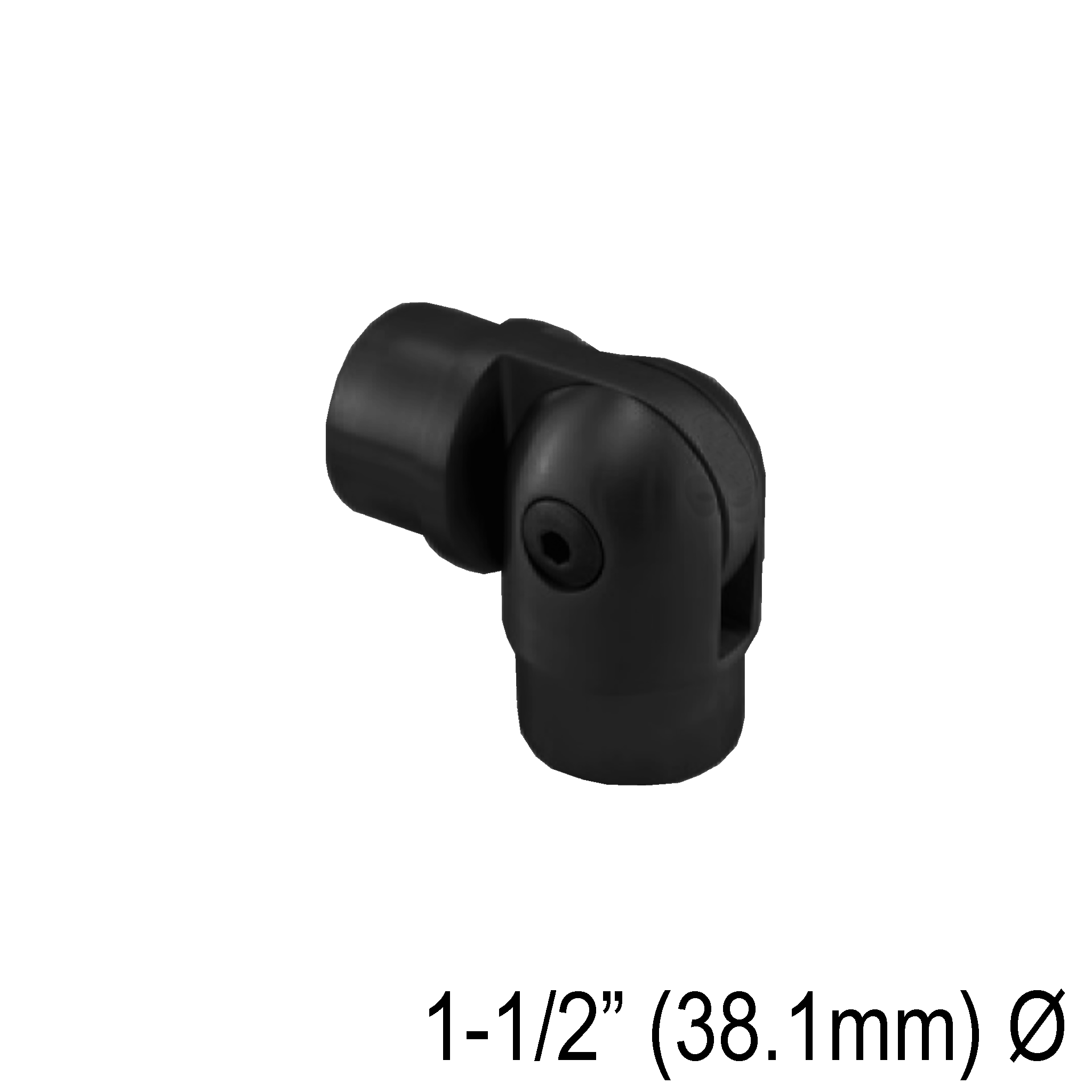 [E38.1ADJ90] HRAIL Series GGH Handrail - Elbow for 38.1mm Round Handrail - Adjustable 90°