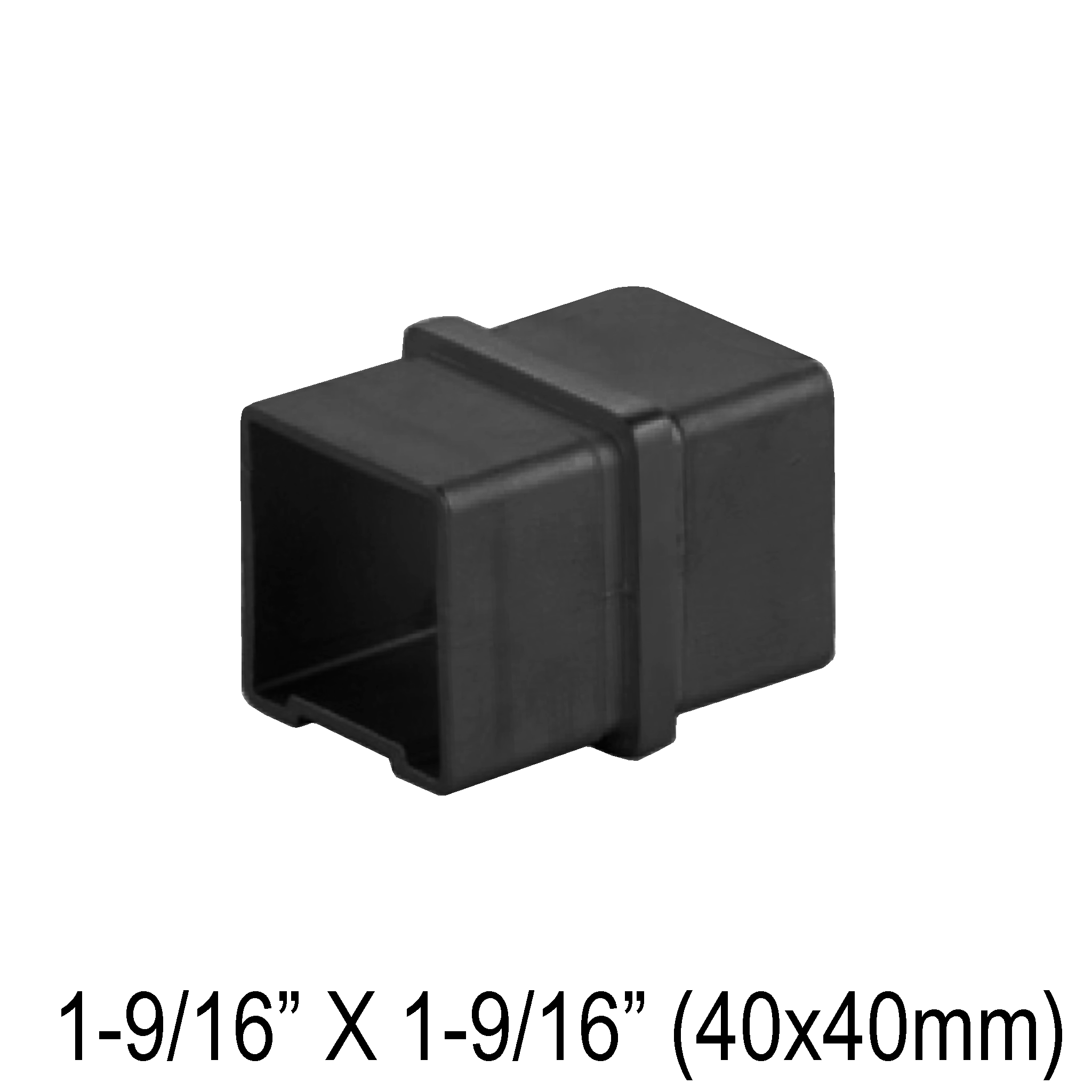 [E40F180] HRAIL Series GGH Handrail - Elbow for 40mm Square Handrail - Fixed 180°