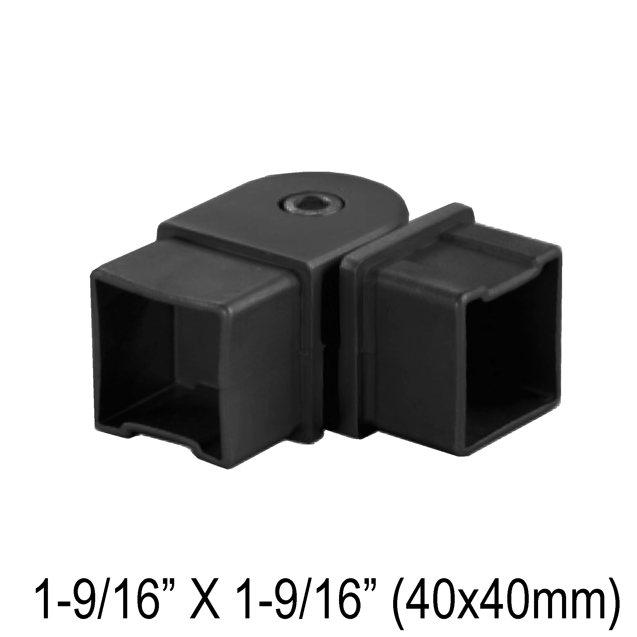 [E40ADJ90] HRAIL Series GGH Handrail - Elbow for 40mm Square Handrail - Adj. 90°