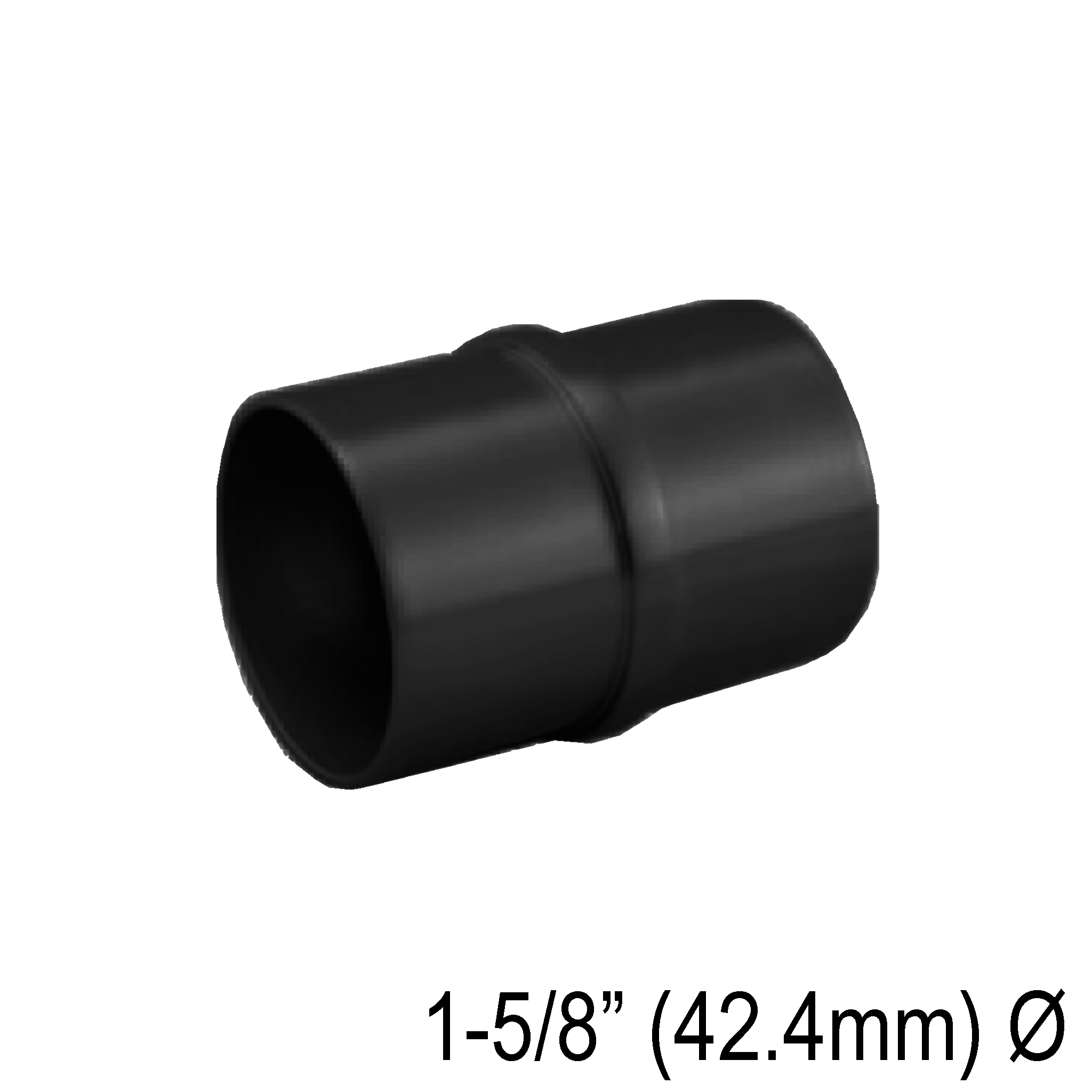 [E42.4F180] HRAIL Series GGH Handrail - Elbow for 42.4mm Round Handrail - Fixed 180°