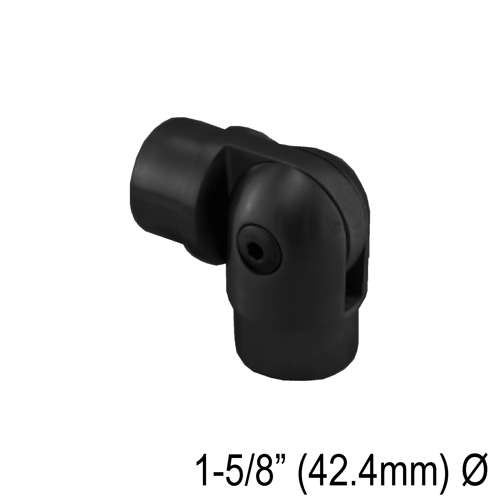 [E42.4ADJ90] HRAIL Series GGH Handrail - Elbow for 42.4mm Round Handrail - Adj. 90°
