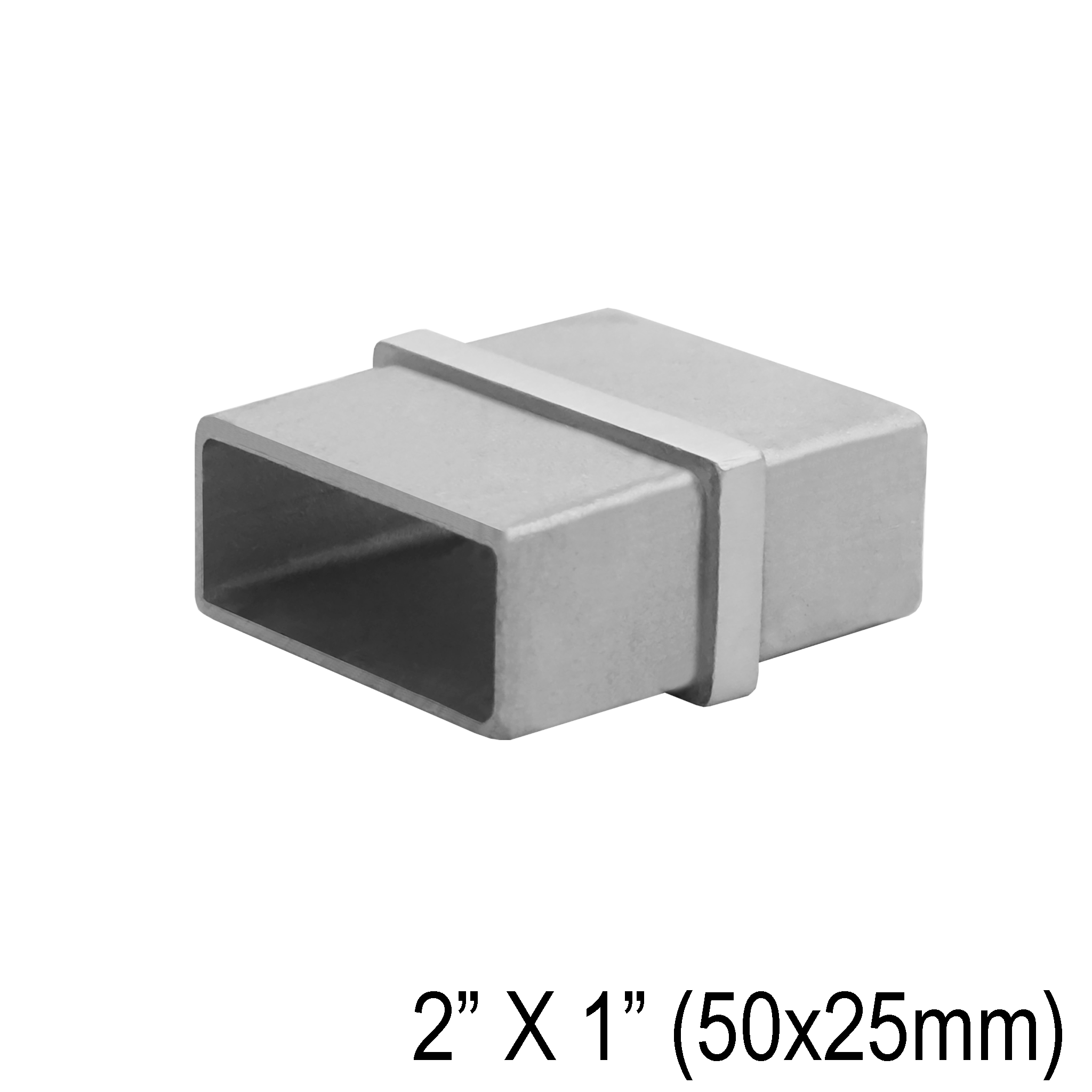 [E2X1F180] HRAIL Series GGH Handrail - Elbow for 2X1" Rectangular Handrail - Fixed 180°