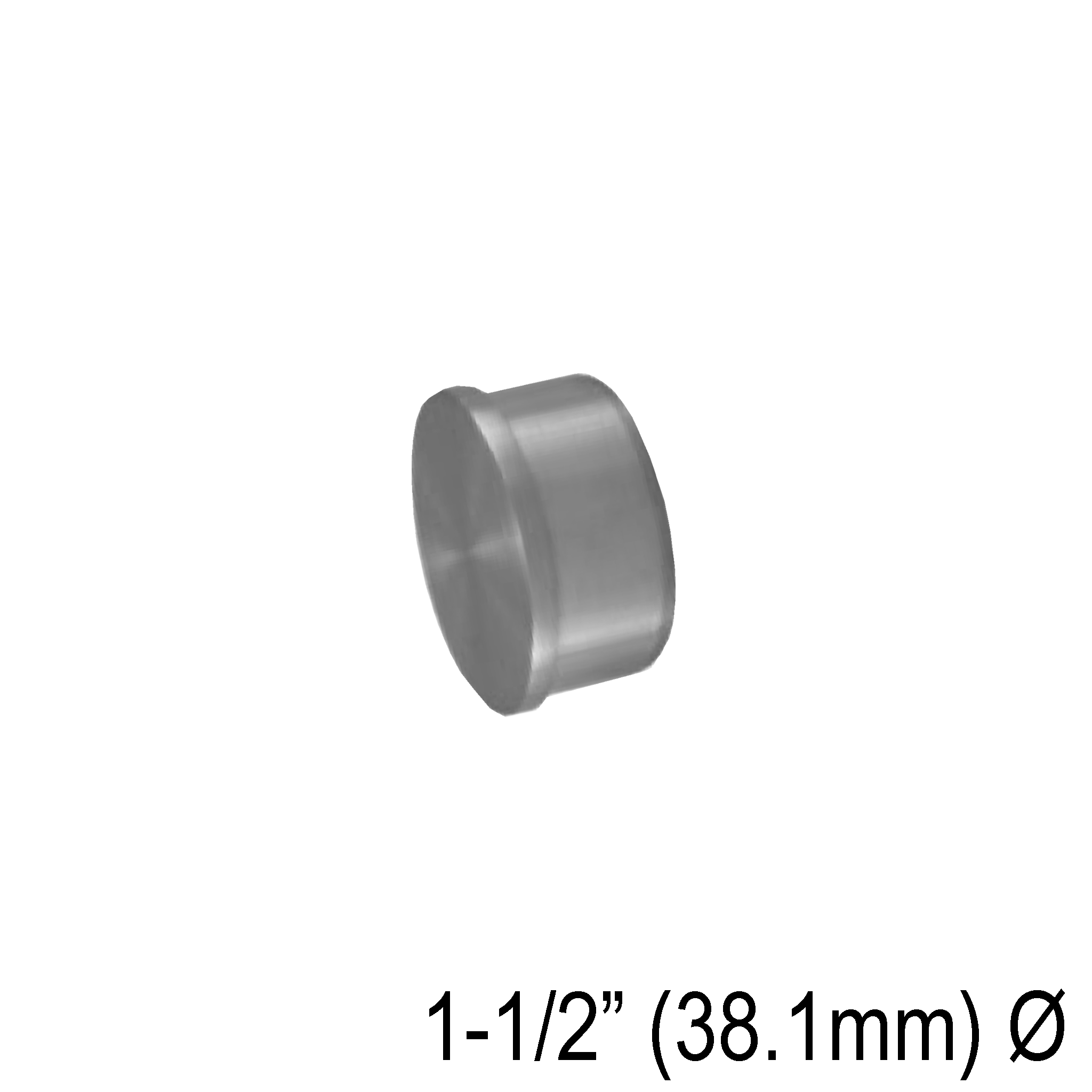 [END38.1] HRAIL Series GGH Handrail - Endcap for 38.1mm Round Handrail