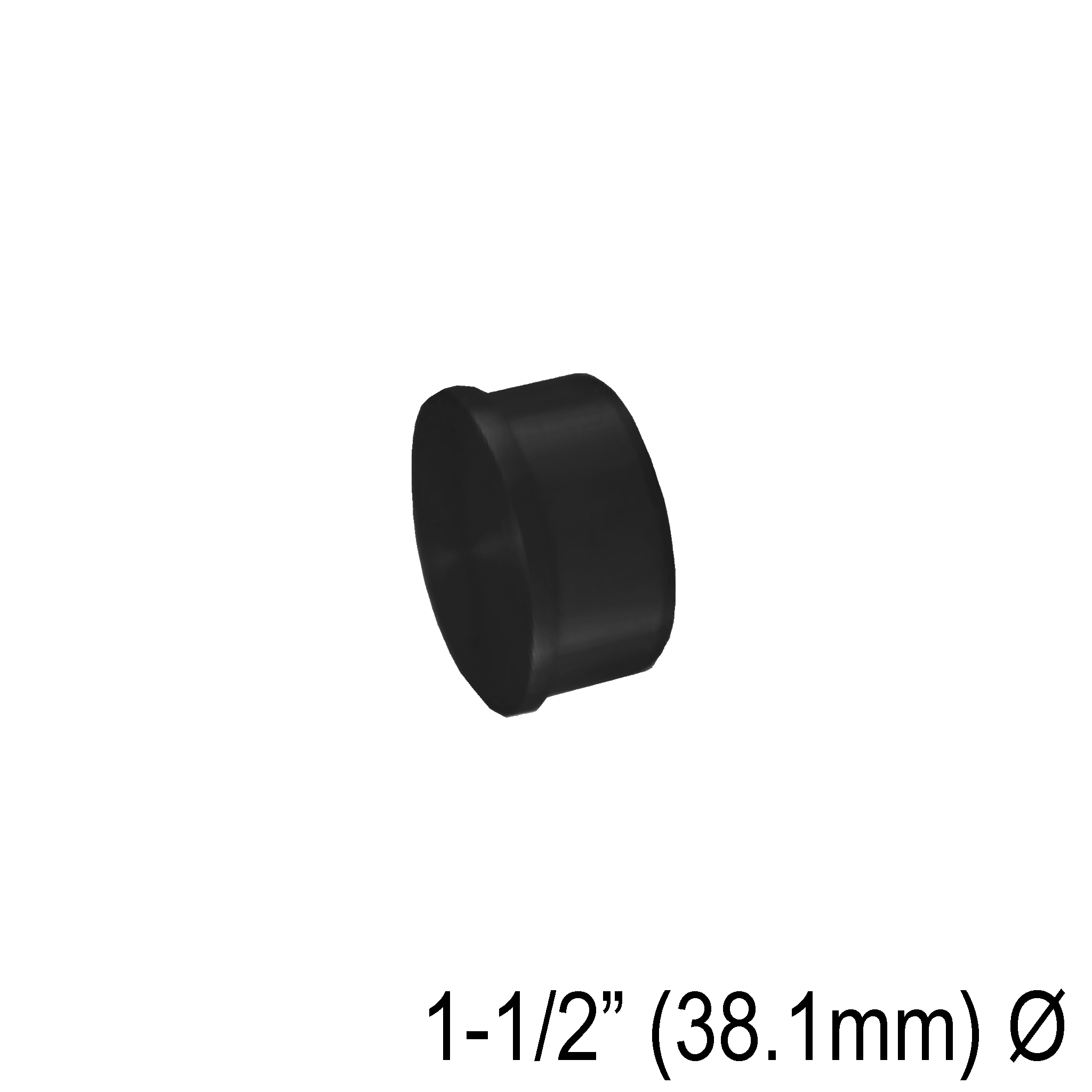 [END38.1] HRAIL Series GGH Handrail - Endcap for 38.1mm Round Handrail