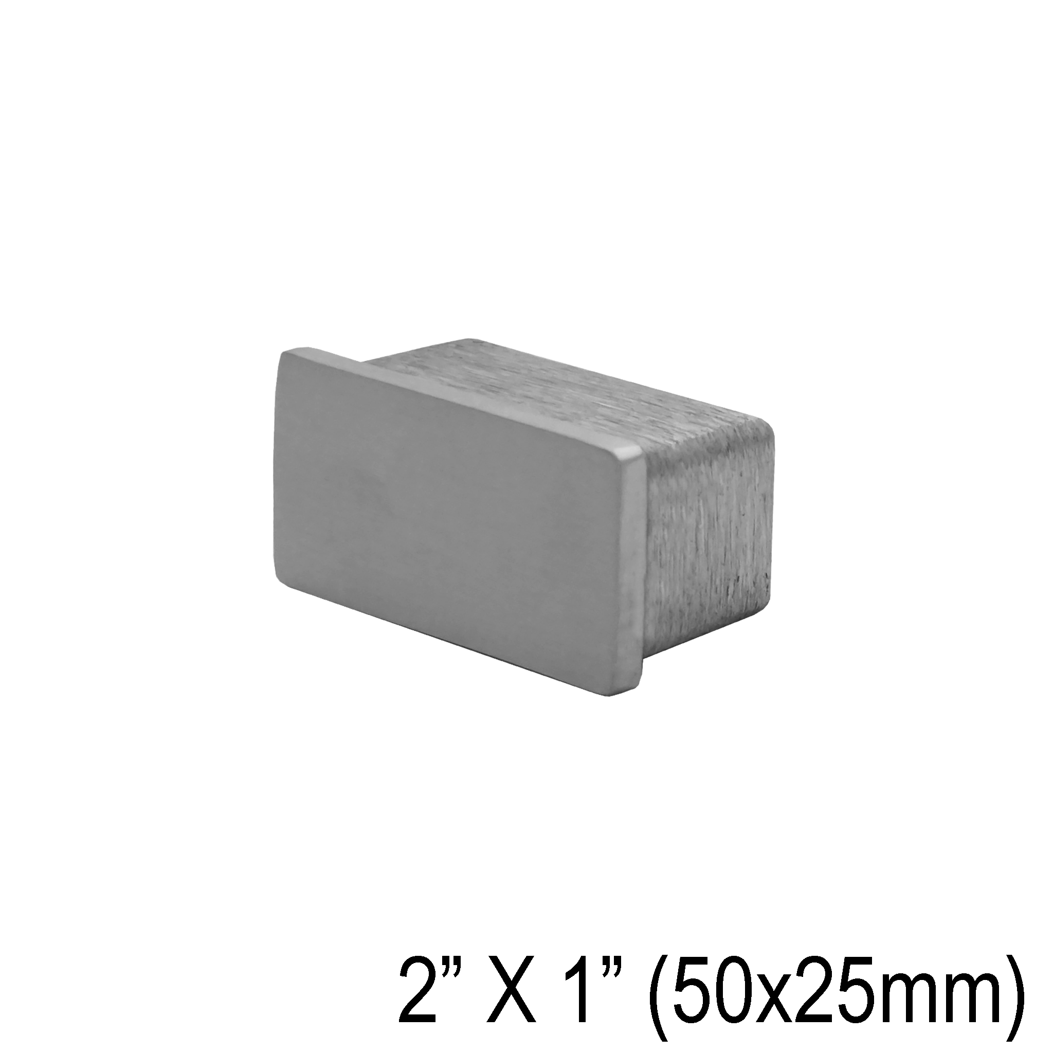 [END2X1] HRAIL Series GGH Handrail - Endcap for 2X1" Rectangular Handrail