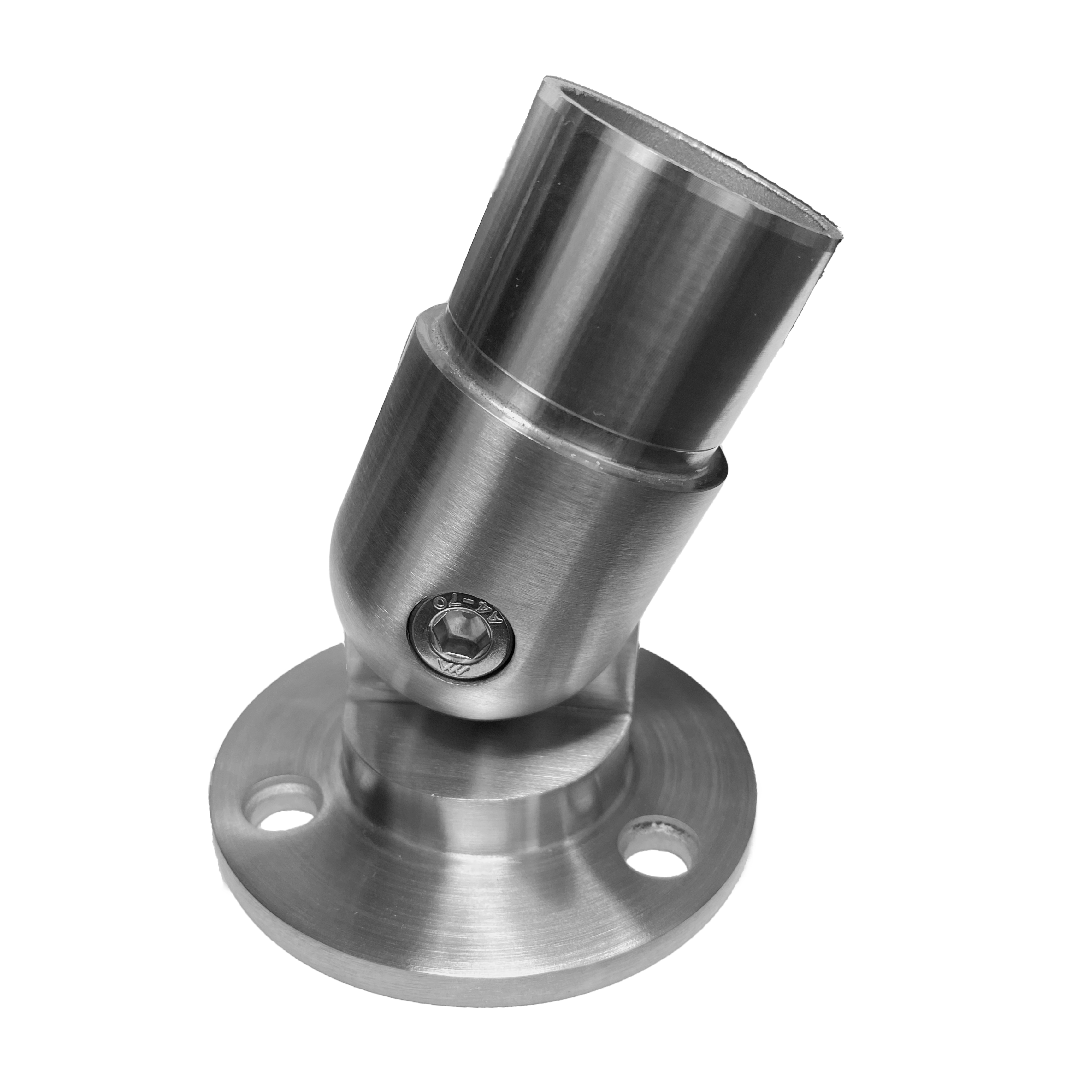 [WF42.4ADJ] HRAIL Series GGH Handrail - Wall Mount Flange for 42.4mm Handrail - Adjustable