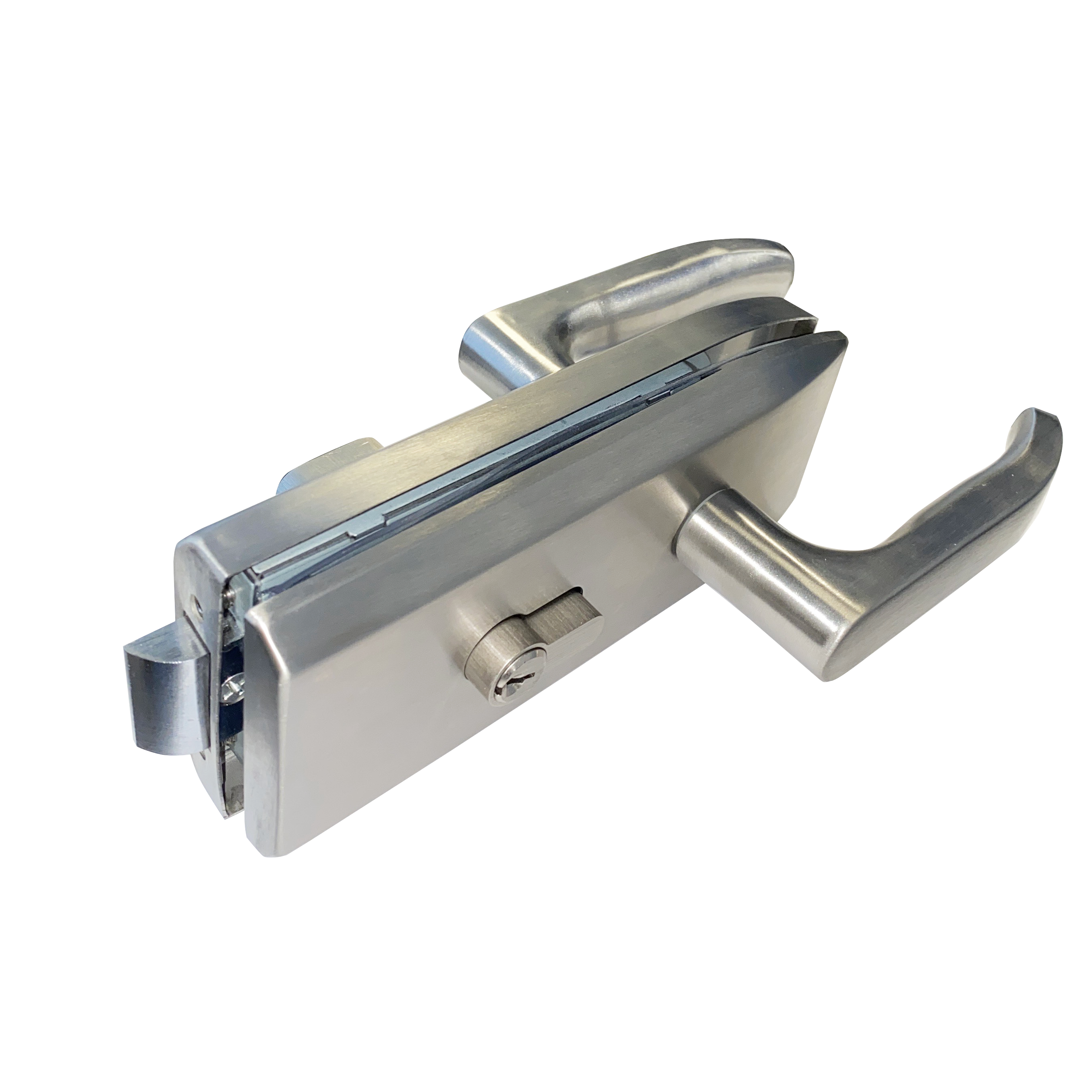 [GDL311WM] GDL Series GGH Glass Door Lock - Wall Mount - Mounted Latch
