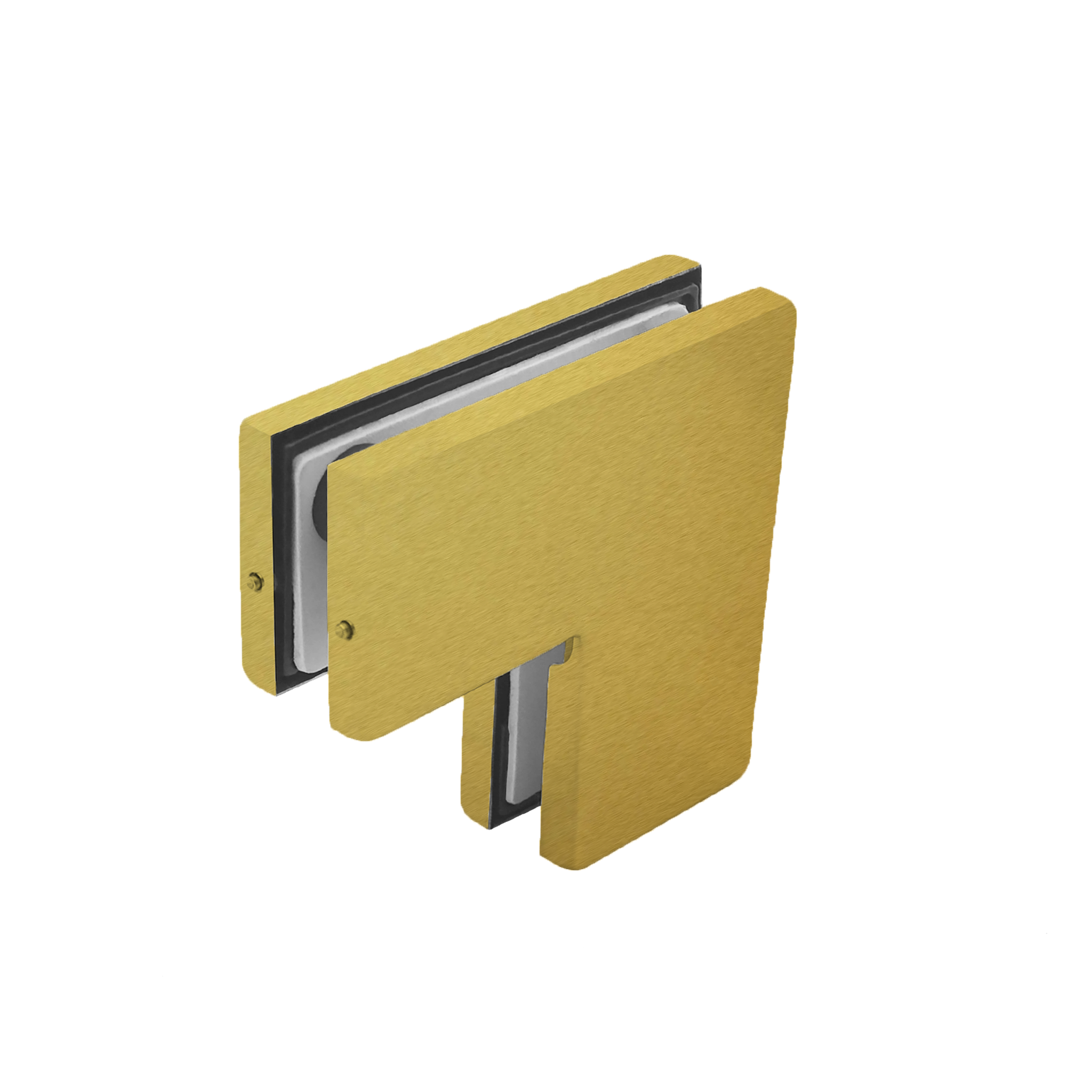 [PFIT61] PFIT Series GGH Patch Fittings - L-Shape Connector - No Door Stop