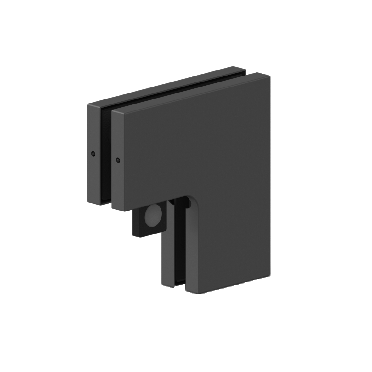 [PFIT60] PFIT Series GGH Patch Fittings - Panel Glass to Glass - L-Shape Connector With Door Stopper