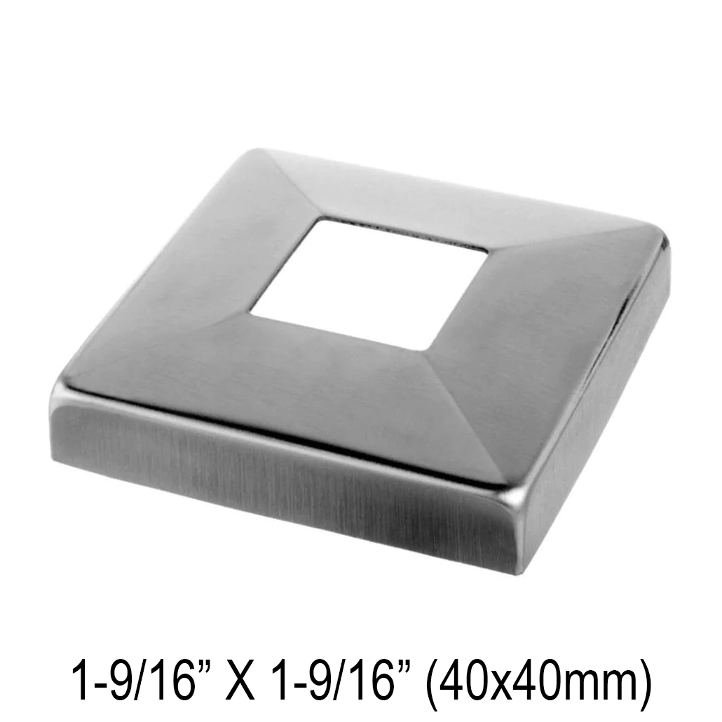 [CP40SQ] CRAIL Series GGH Caprail - Cover Plate for 40mm Square Caprail