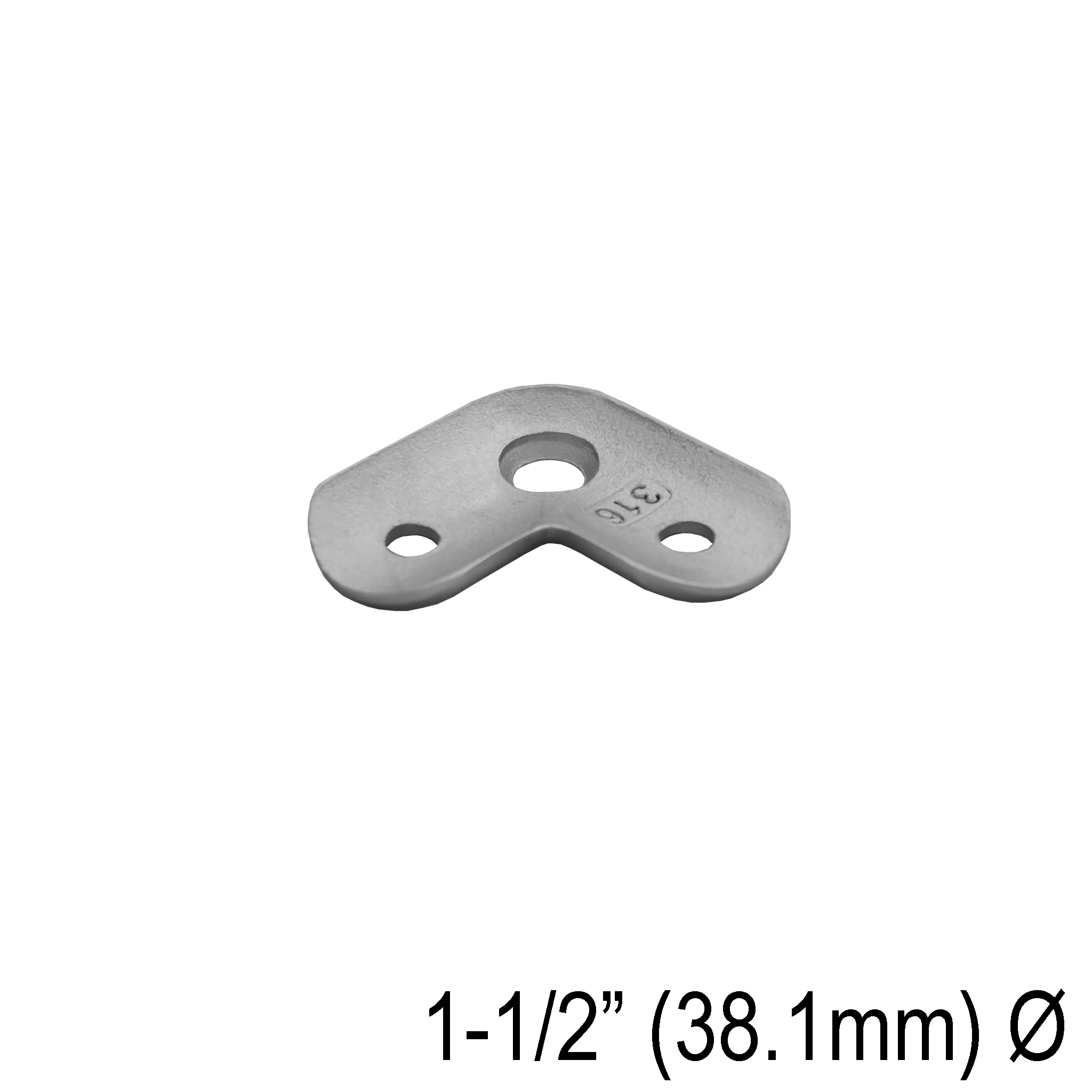GGH Handrail - Saddle - Round for Round Handrail - 90°
