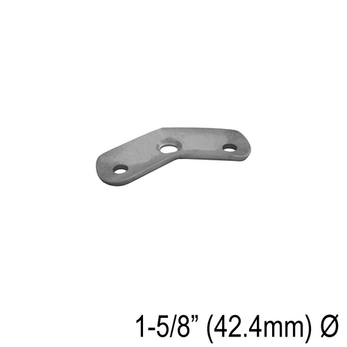 [42.4SAD135] PRO Series GGH Handrail - Saddle - Round for Round Handrail - 135°