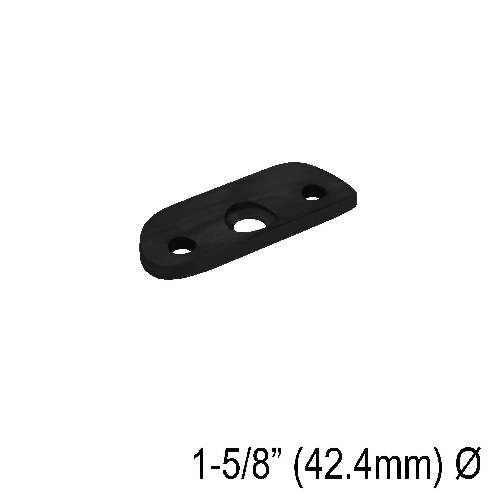 GGH Handrail - Saddle - Round for Round Handrail - 180°