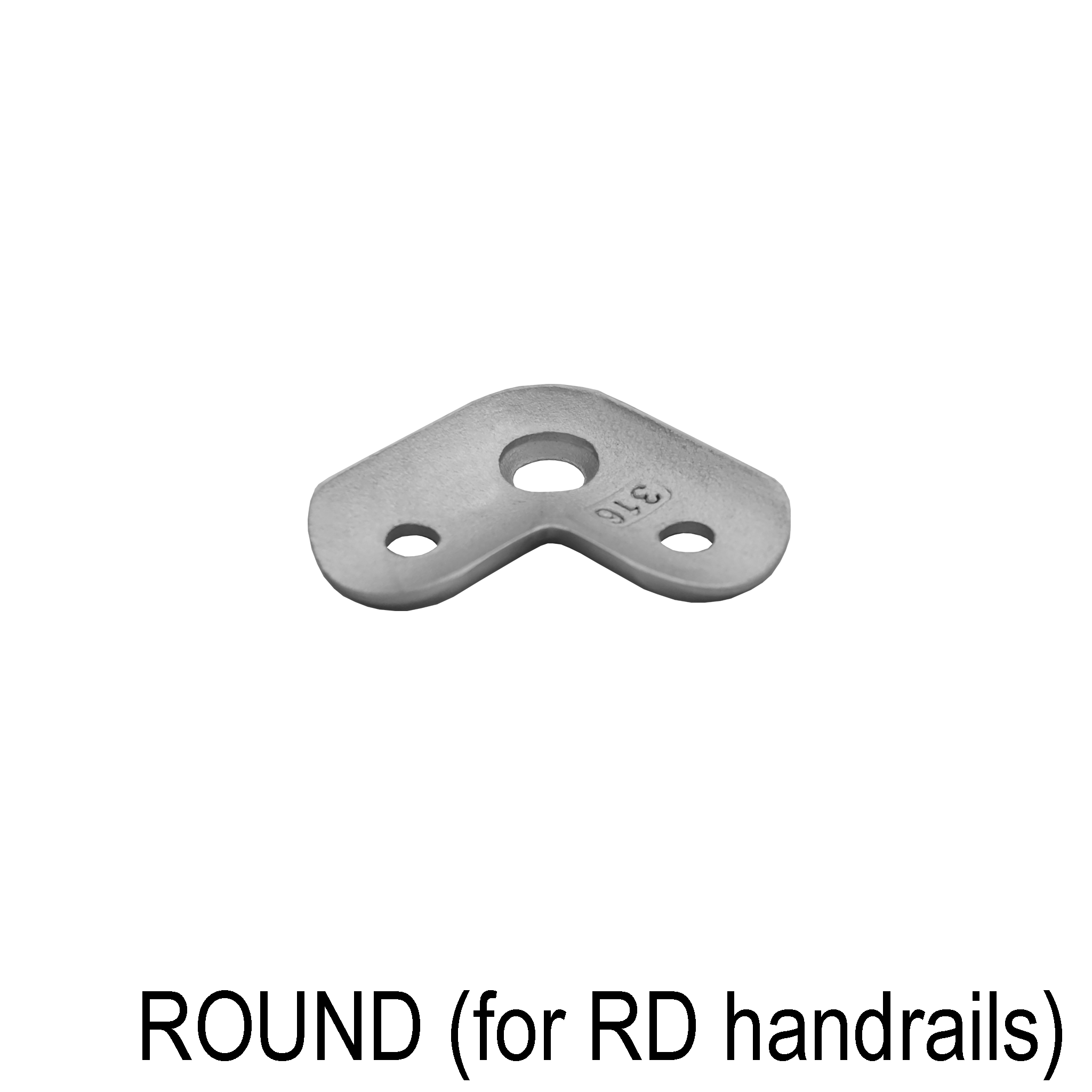 GGH Handrail - Saddle - Round for Round Handrail - 90°