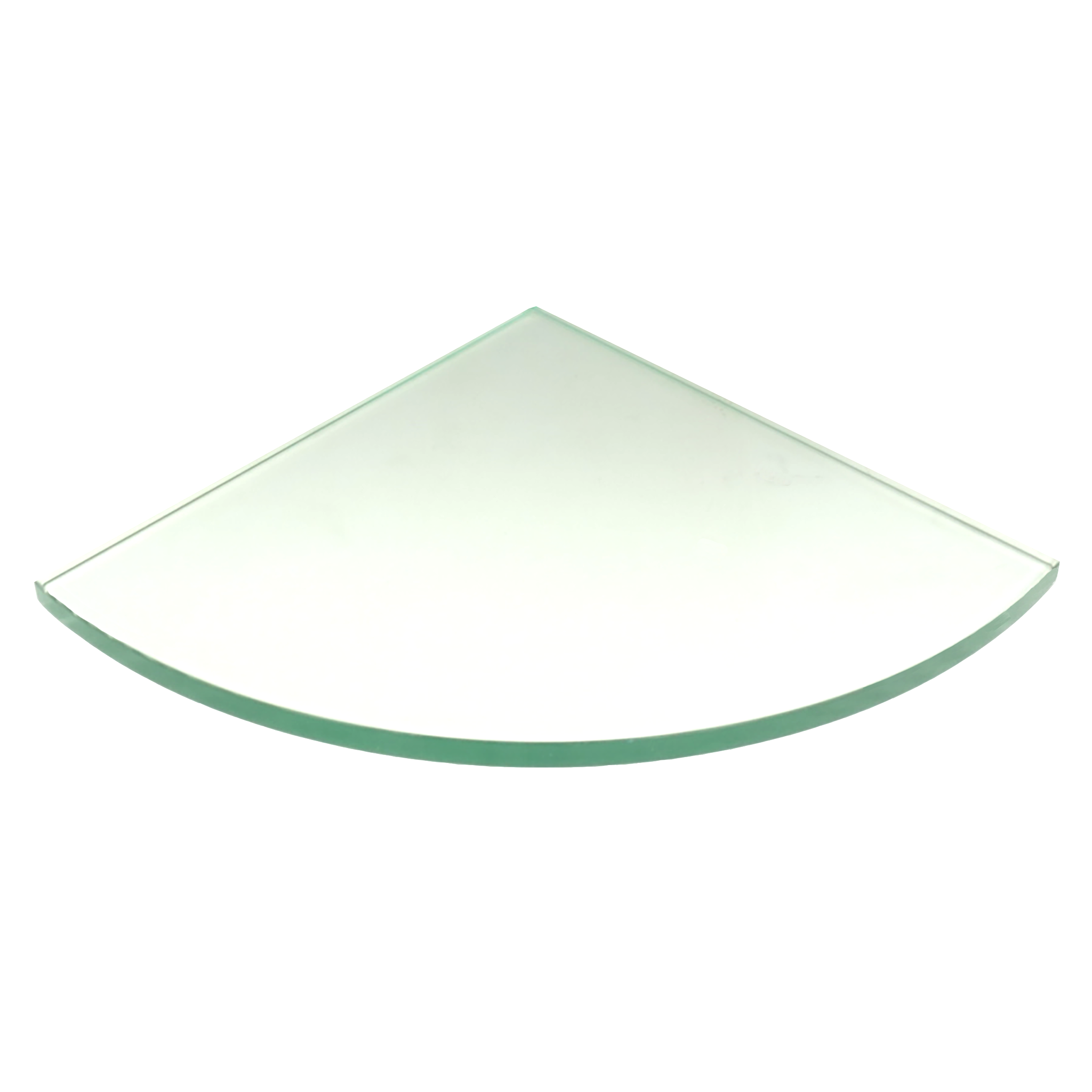 GGH Glass Shelves - 10" X 10" Round (Quarter Circle)