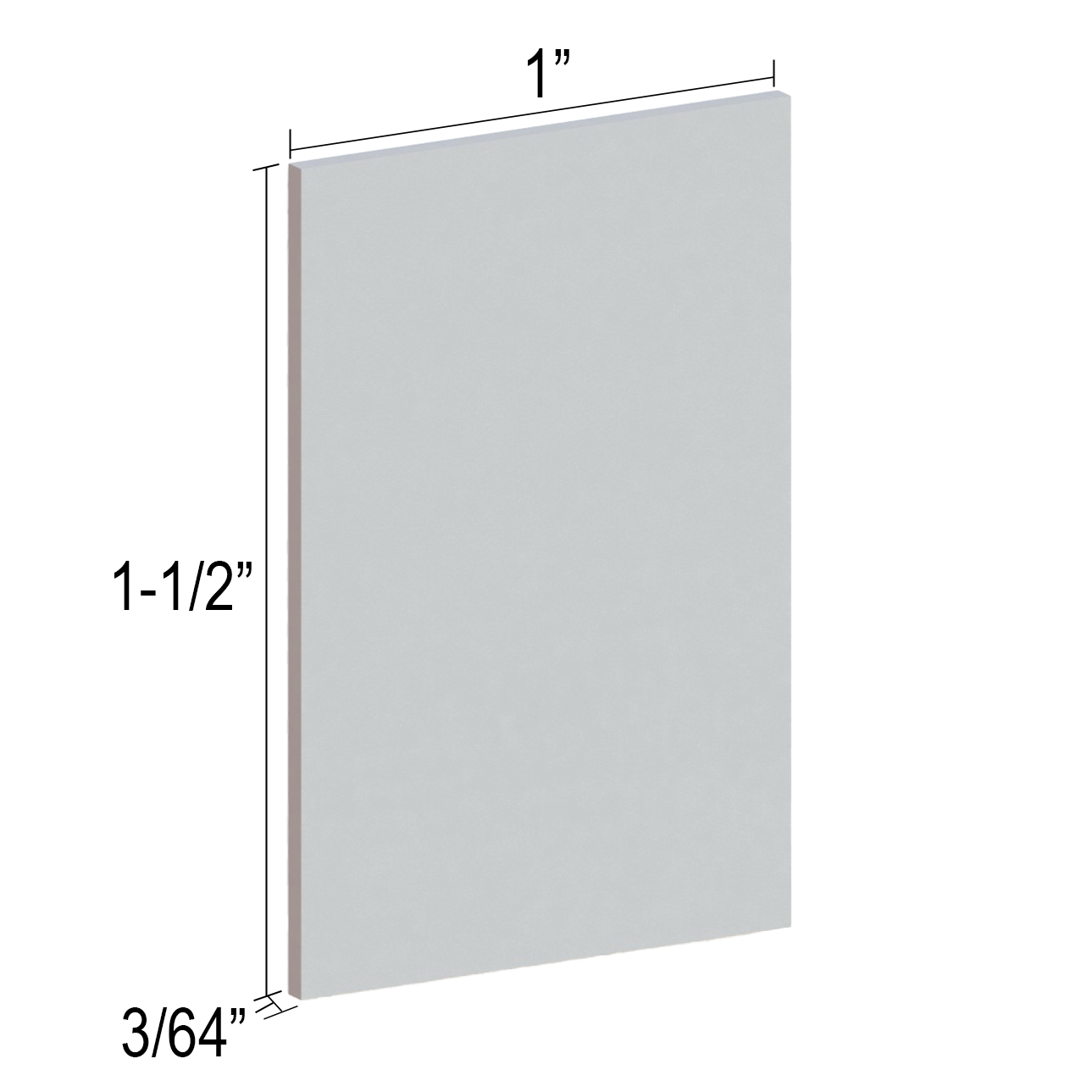 [CUEND1X1.5] GGH Commercial U-Channel - End Cap - for 1 X 1-1/2"