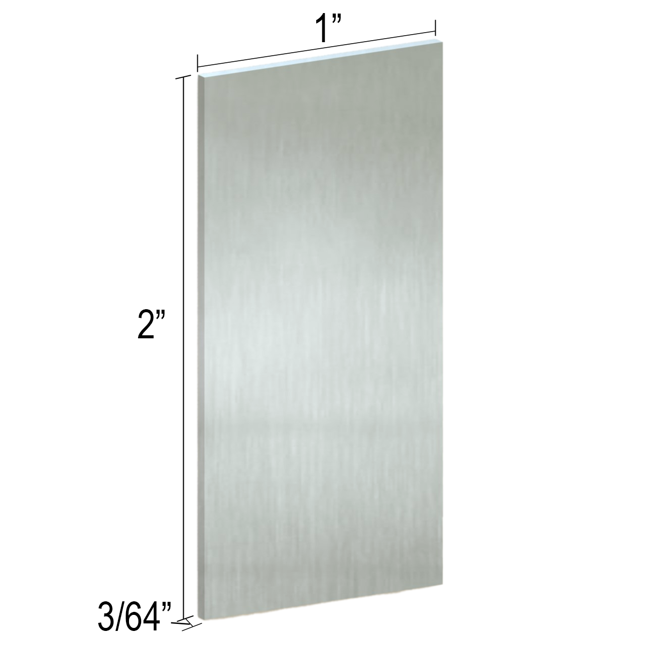 [CUEND1X2] GGH Commercial U-Channel - End Cap - for 1 X 2"