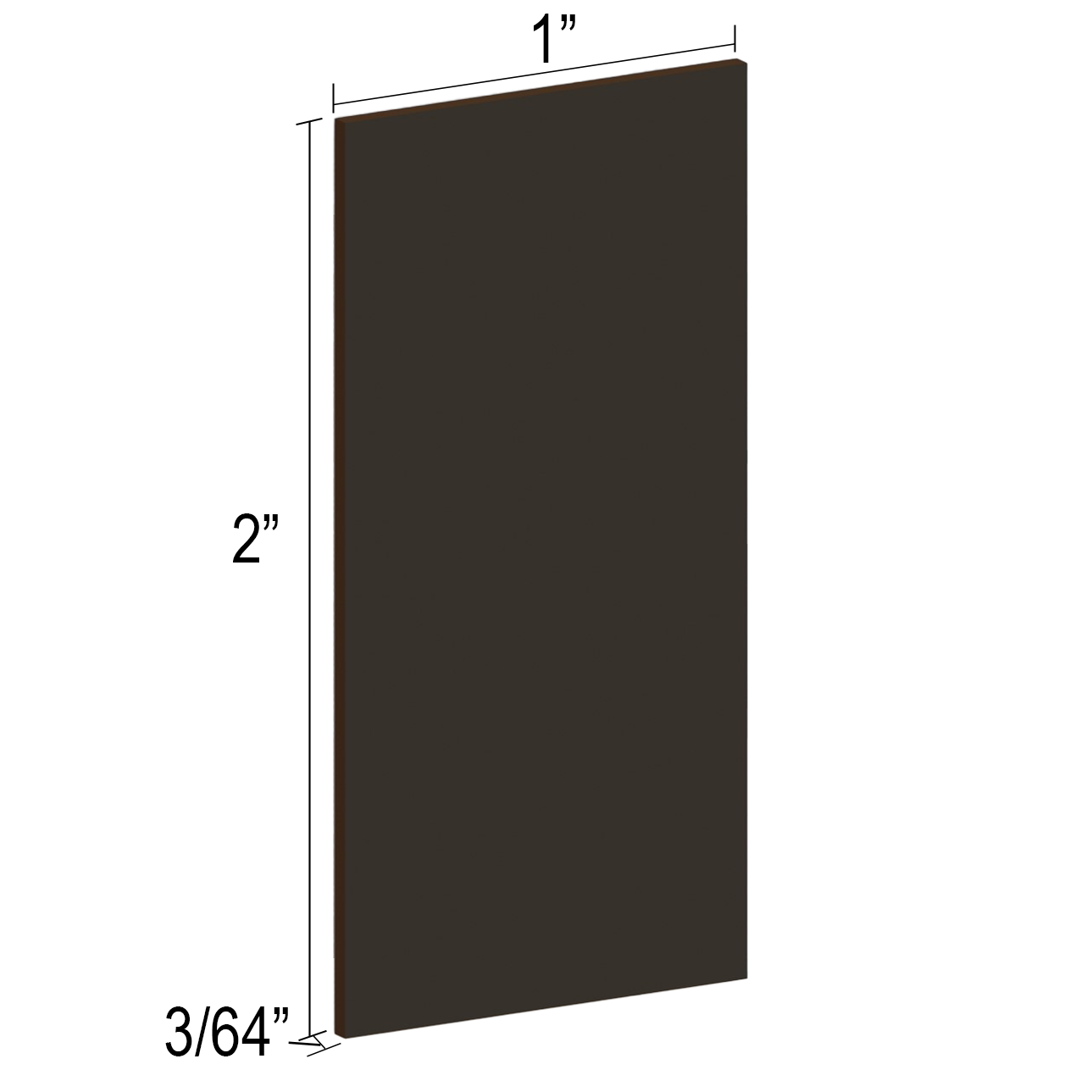 [CUEND1X2] GGH Commercial U-Channel - End Cap - for 1 X 2"