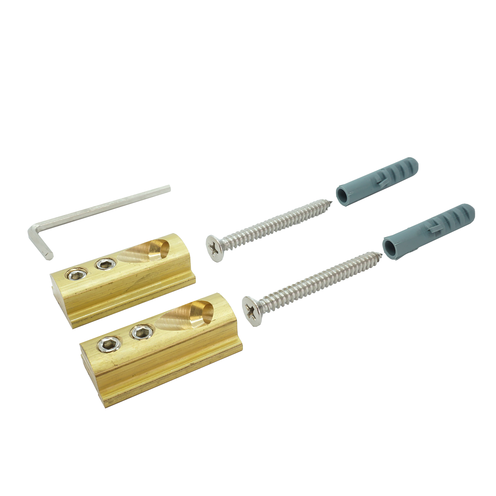 [HWMB] GGH Shower Header - Brass Wall Mounting Brackets