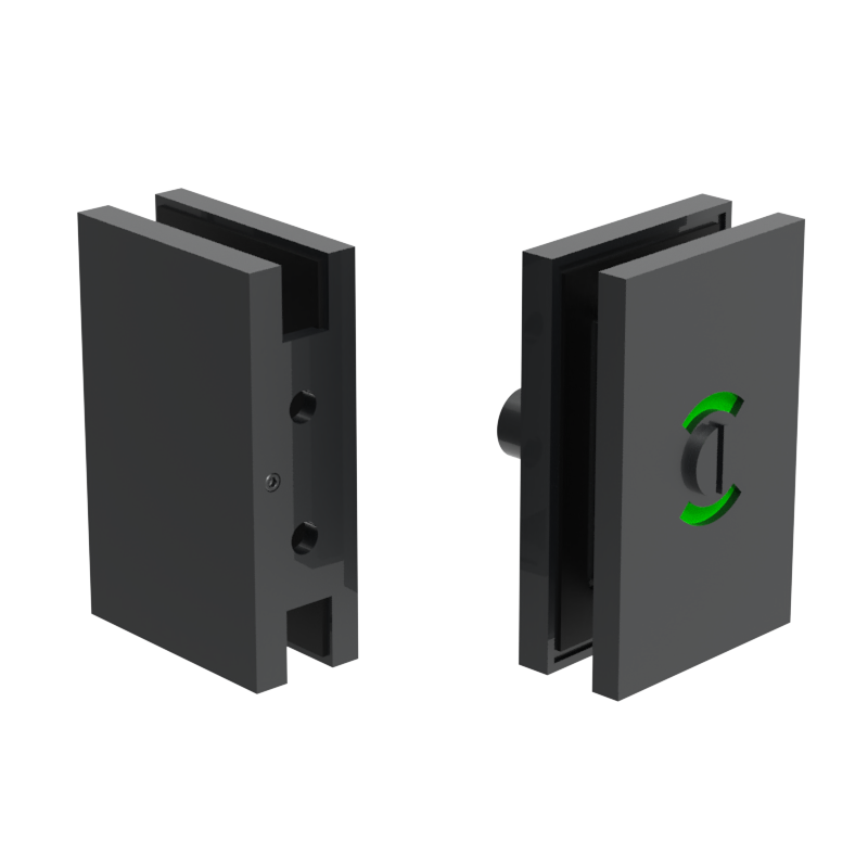 GGH Washroom Glass Door Lock - Thumbturn