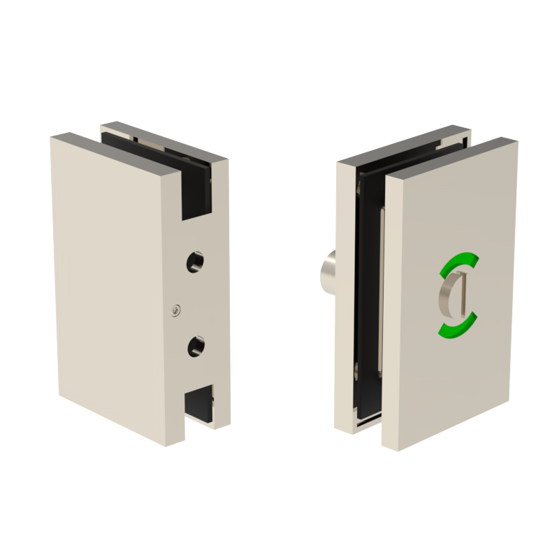 GGH Washroom Glass Door Lock - Thumbturn