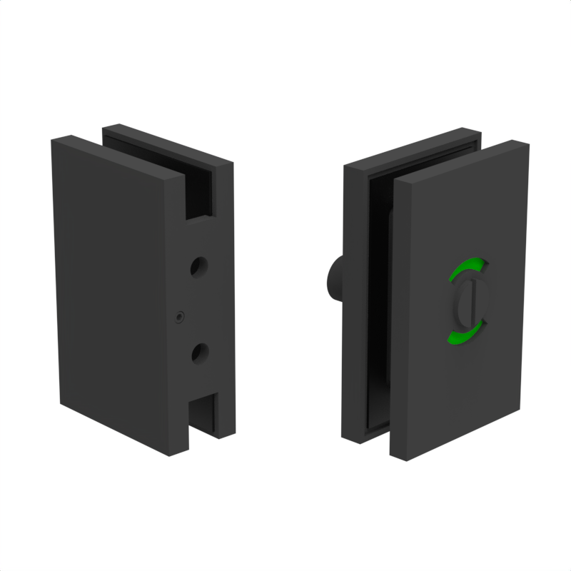 GGH Washroom Glass Door Lock - Thumbturn