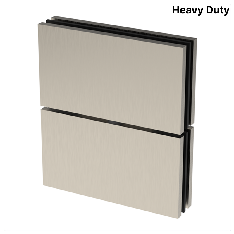 GGH Shower Pivot - Square Heavy Duty - Glass to Glass