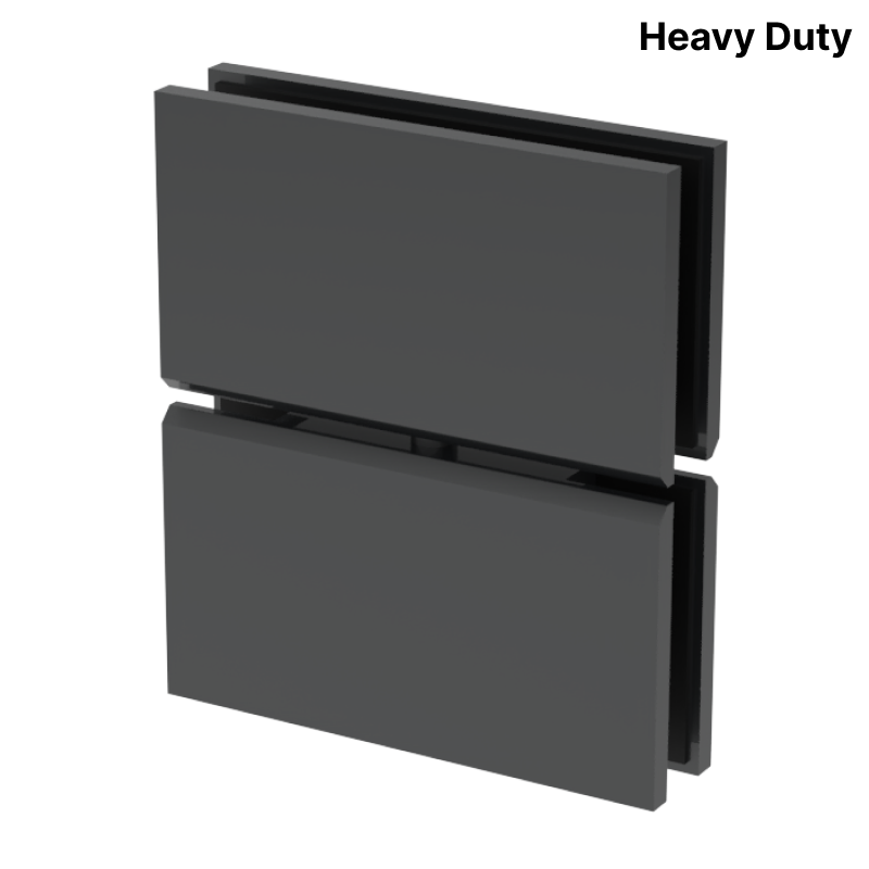 GGH Shower Pivot - Square Heavy Duty - Glass to Glass