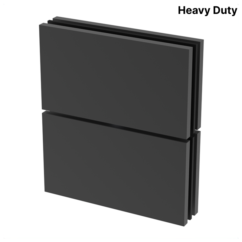 GGH Shower Pivot - Square Heavy Duty - Glass to Glass