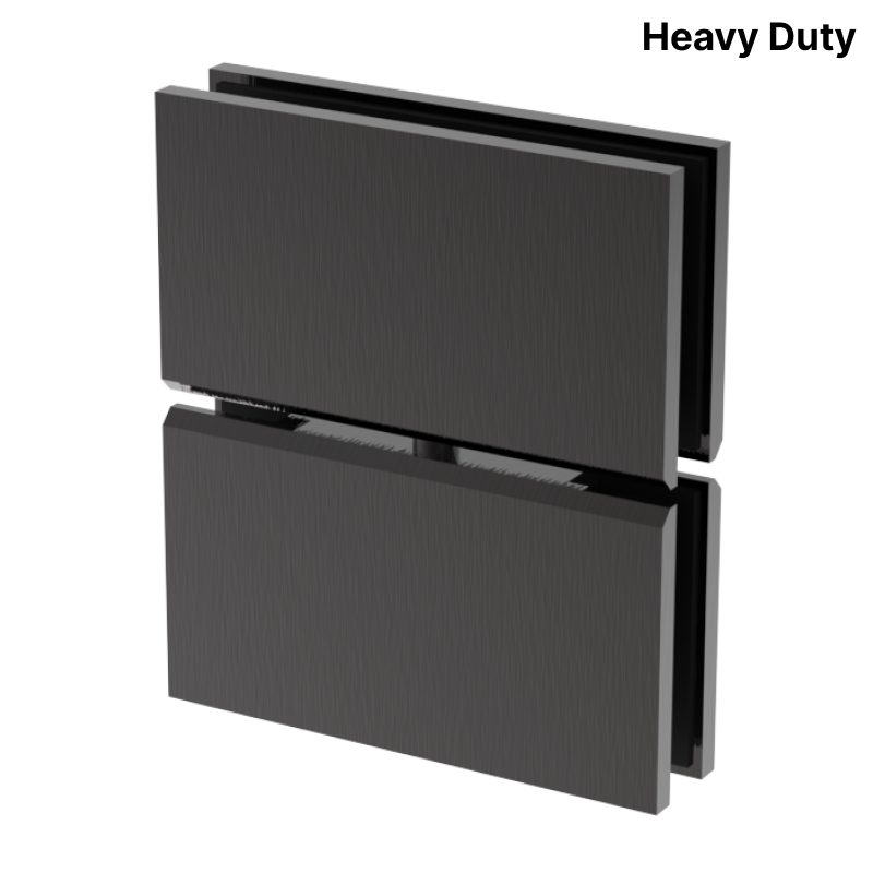 GGH Shower Pivot - Square Heavy Duty - Glass to Glass