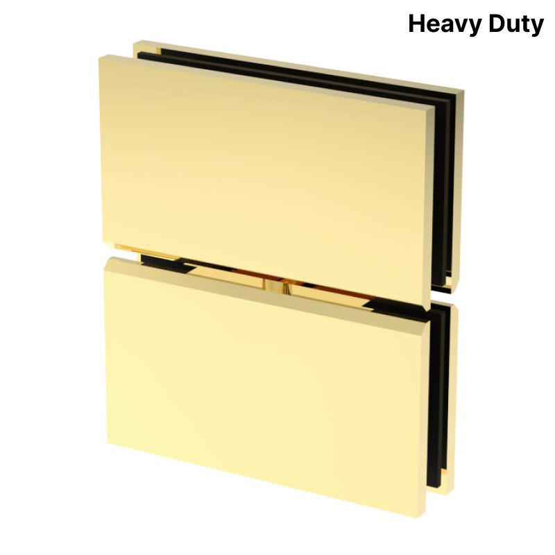 GGH Shower Pivot - Square Heavy Duty - Glass to Glass