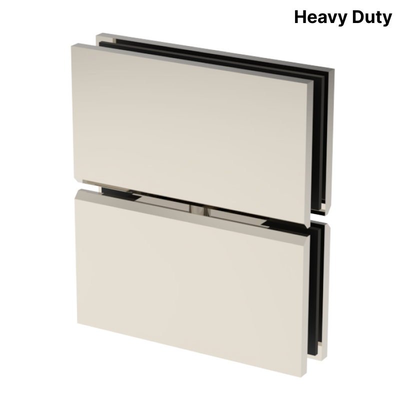 GGH Shower Pivot - Square Heavy Duty - Glass to Glass