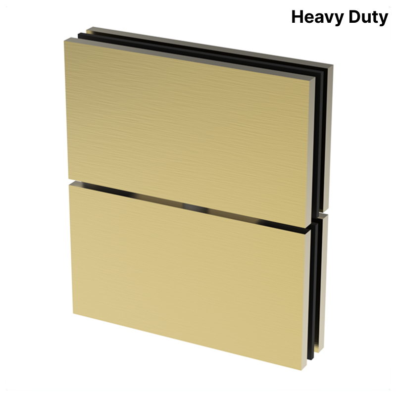 GGH Shower Pivot - Square Heavy Duty - Glass to Glass