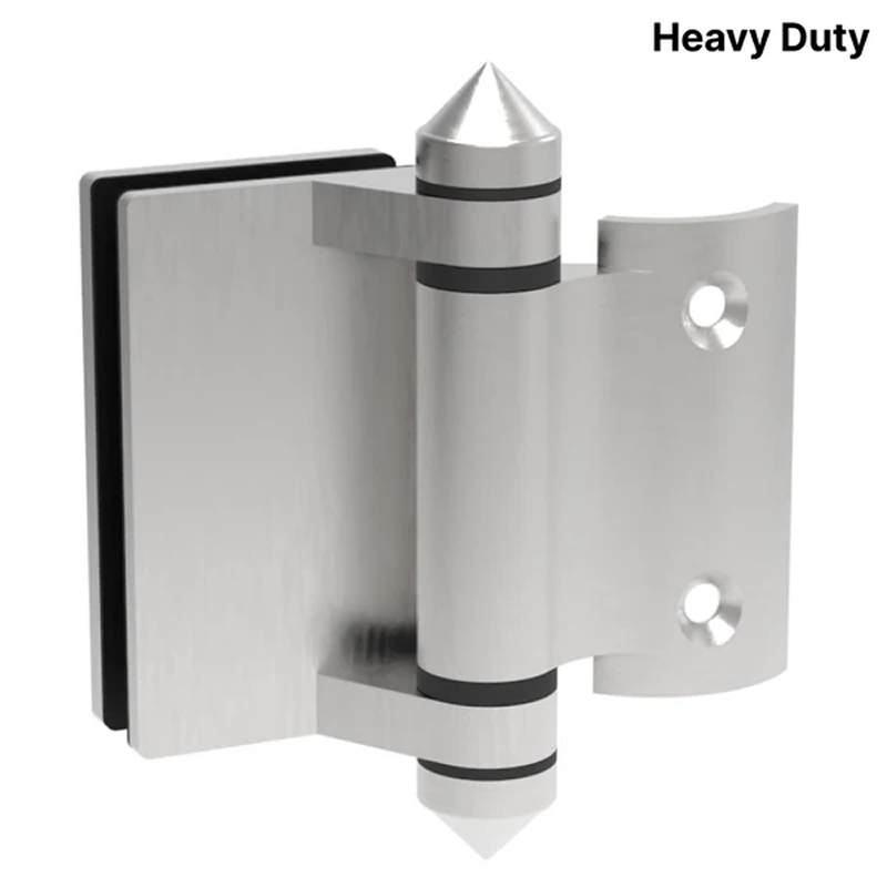 GGH Pool Fence Hardware - Hinge - Glass to Round Post (Heavy Duty)