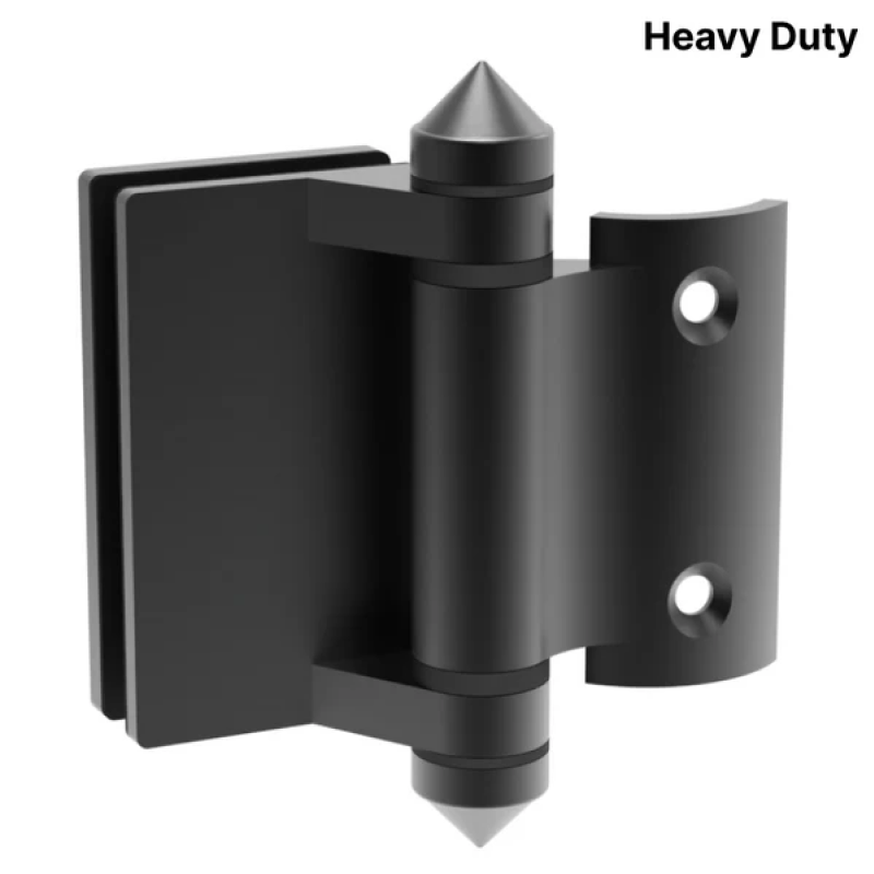 GGH Pool Fence Hardware - Hinge - Glass to Round Post (Heavy Duty)