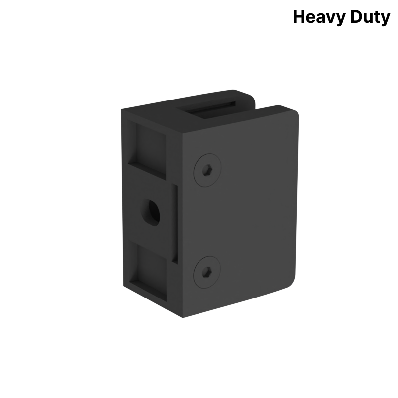 GGH Square Railing Clamp - Flat Back - Heavy Duty