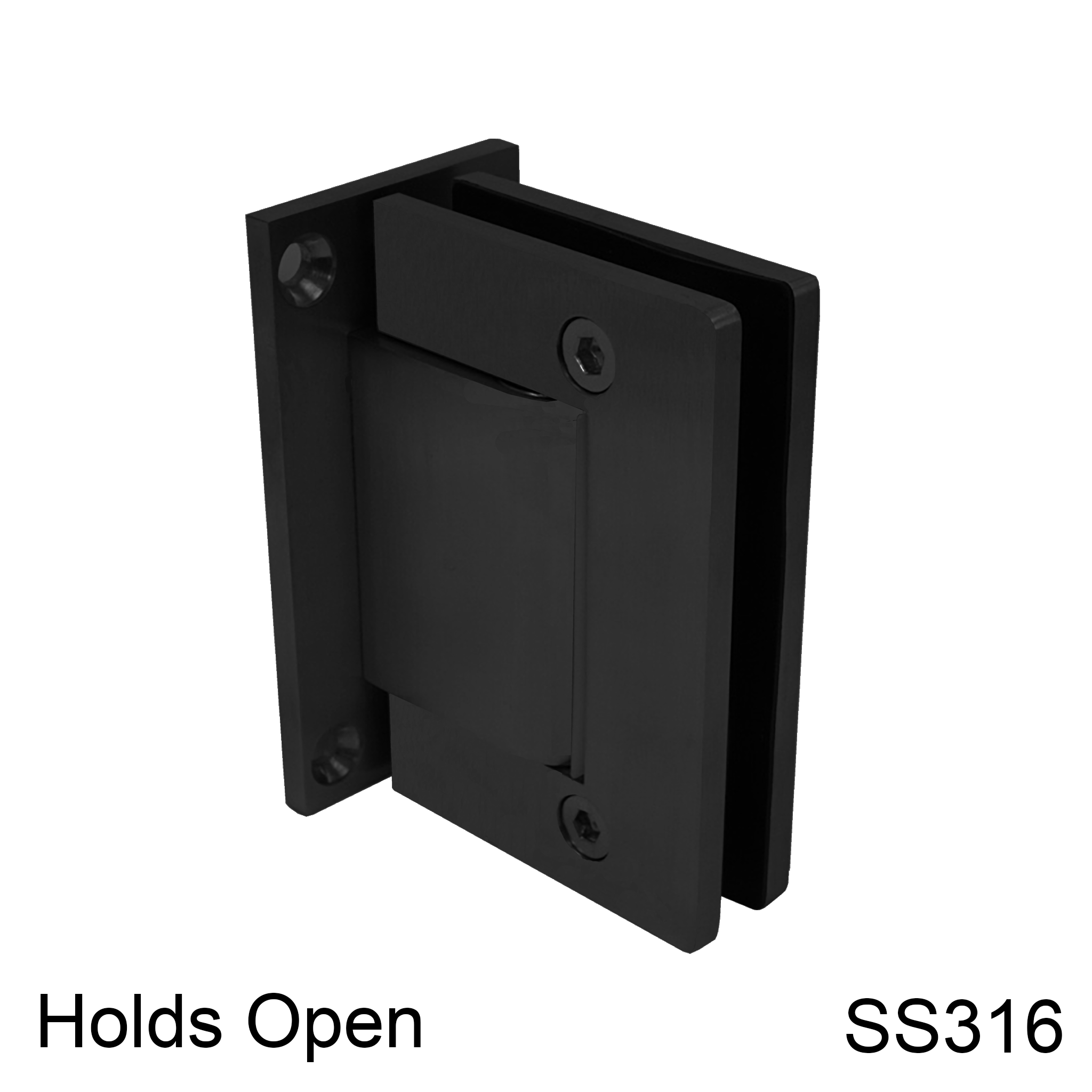 [HULK90HO] HULK Series GGH Hydraulic Hinge - 90° Wall to Glass - HO - Box of 2 - SS316