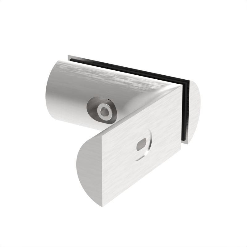 GGH Hydro Shower Sliding Door Kit - 90° Wall-to-Glass Bracket