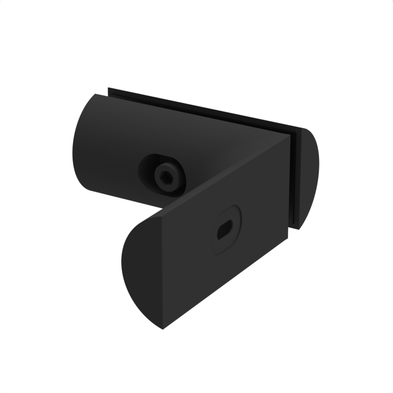 GGH Hydro Shower Sliding Door Kit - 90° Wall-to-Glass Bracket