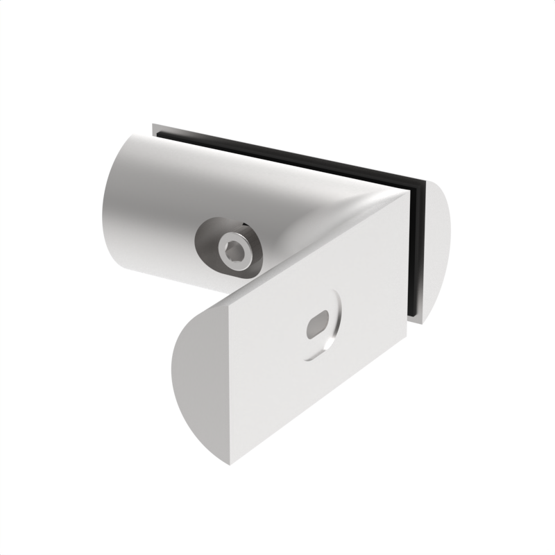 GGH Hydro Shower Sliding Door Kit - 90° Wall-to-Glass Bracket