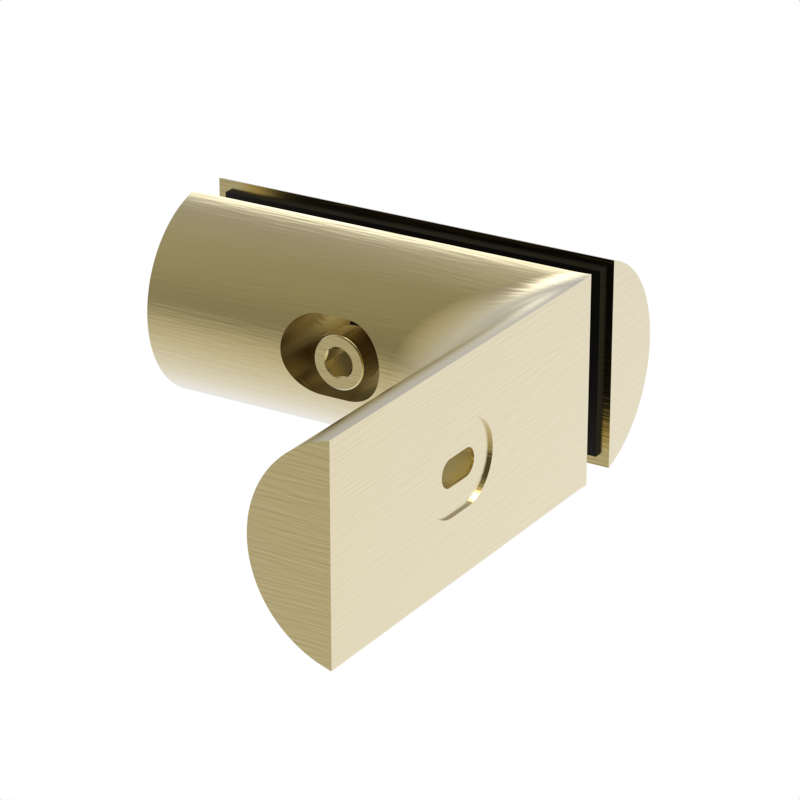 GGH Hydro Shower Sliding Door Kit - 90° Wall-to-Glass Bracket