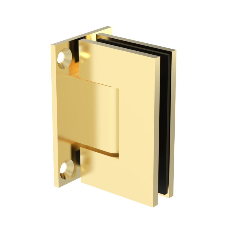GGH Shower Hinge - Square Regular Duty - Wall Mount, Full Plate
