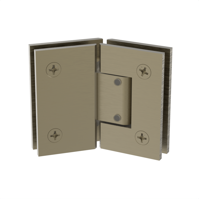 GGH Shower Hinge - Square Regular Duty - Glass Mount, Neo Angle 135°, Adjustable