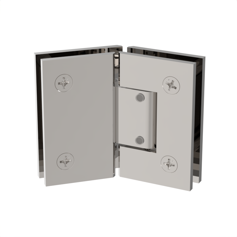 GGH Shower Hinge - Square Regular Duty - Glass Mount, Neo Angle 135°, Adjustable