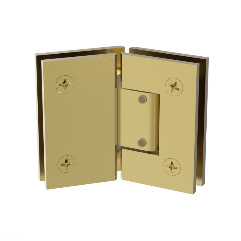 GGH Shower Hinge - Square Regular Duty - Glass Mount, Neo Angle 135°, Adjustable