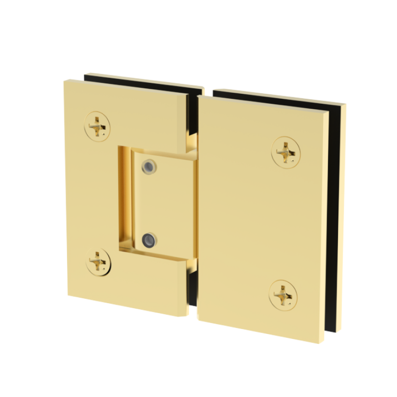GGH Shower Hinge - Square Regular Duty - Glass Mount, Adjustable