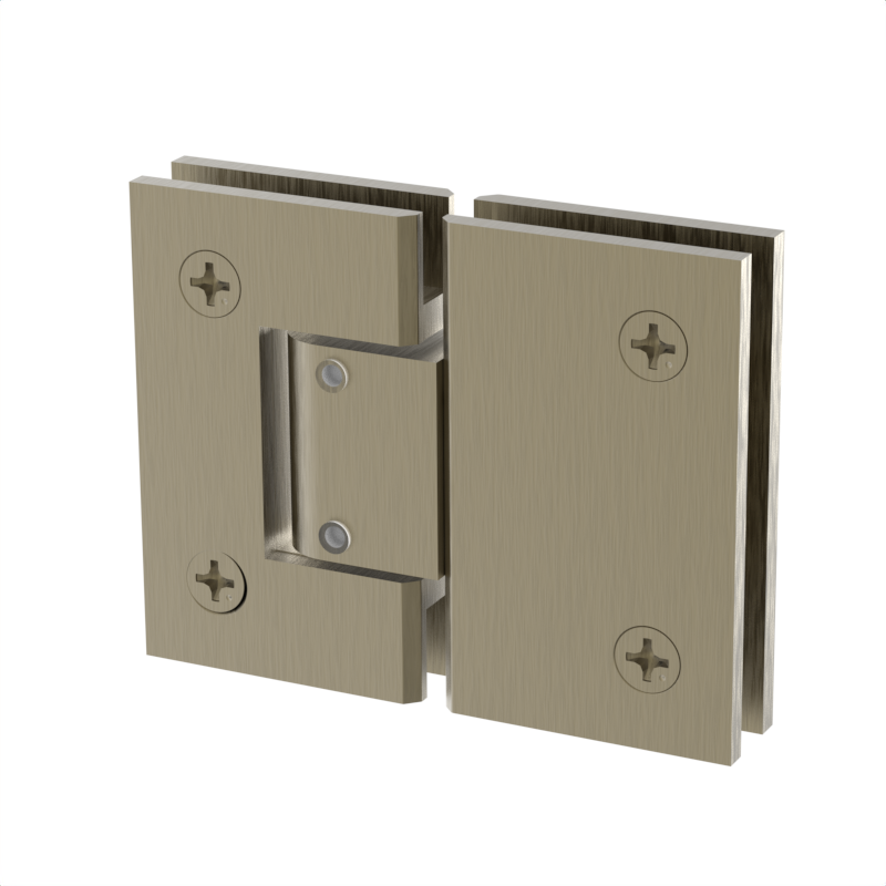 GGH Shower Hinge - Square Regular Duty - Glass Mount, Adjustable