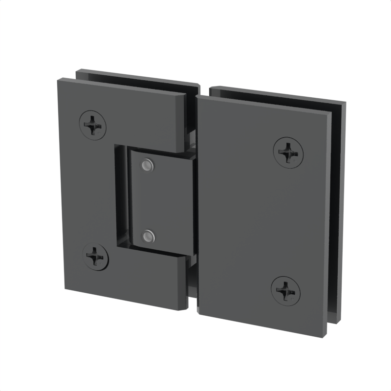 GGH Shower Hinge - Square Regular Duty - Glass Mount, Adjustable