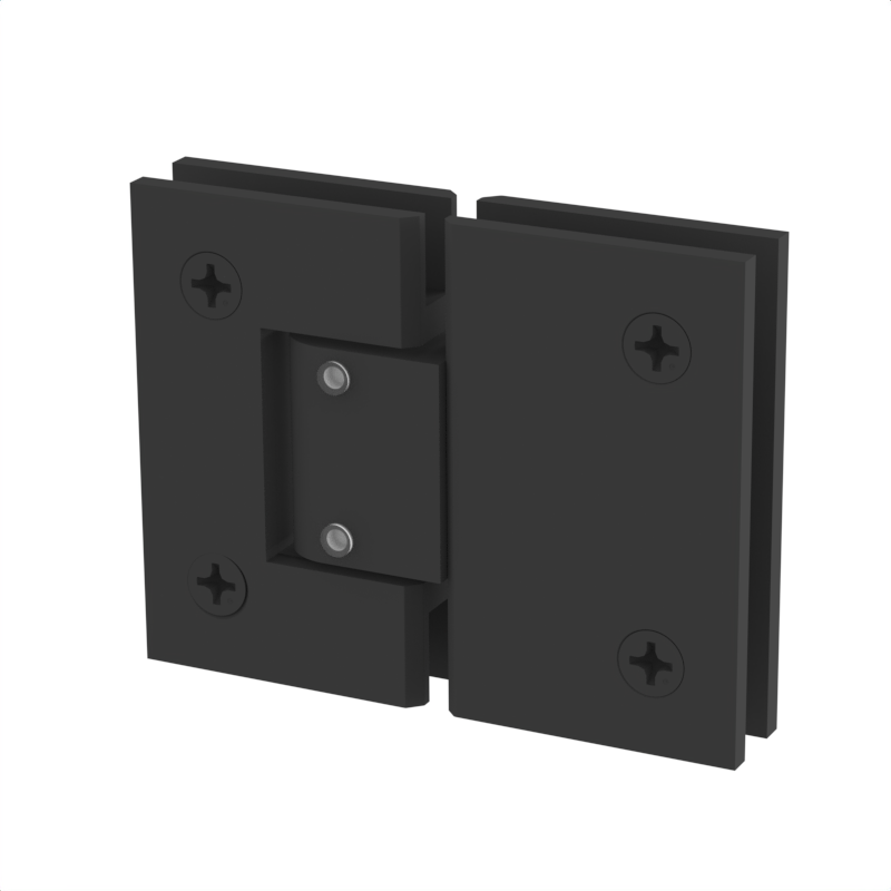 GGH Shower Hinge - Square Regular Duty - Glass Mount, Adjustable